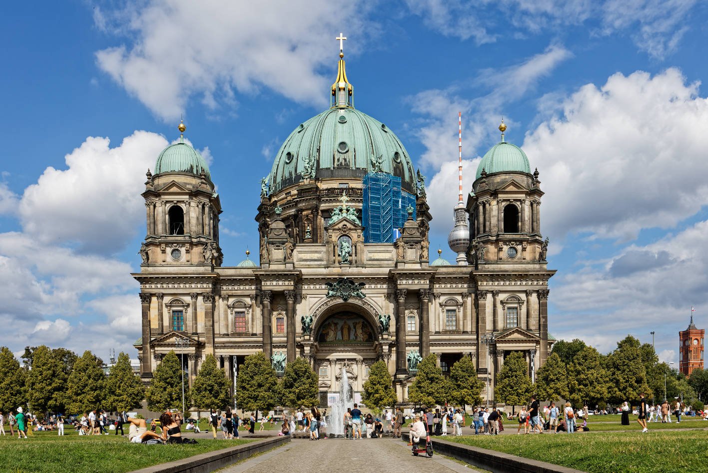 Katedra Berlińska (Berliner Dom) z charakterystyczną zieloną kopułą